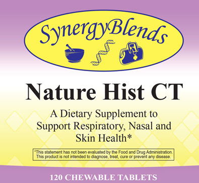 Nature Hist CT supplement supports respiratory, nasal, skin health
