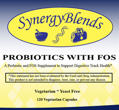 Probiotic with Fos, supplement supports digestive tract health